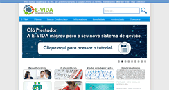Desktop Screenshot of e-vida.org.br